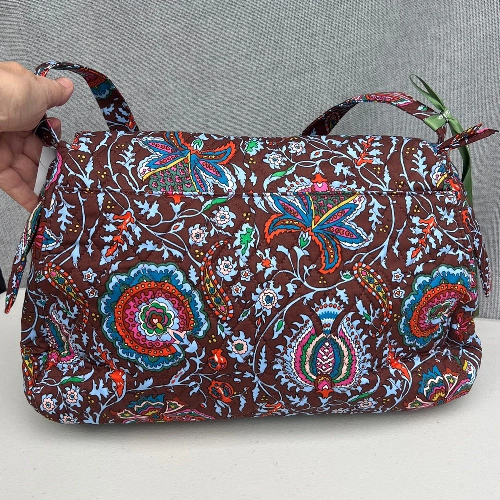 VERA BRADLEY Rothvale Shoulder bag Marrakesh Cinnamon textile floral brown